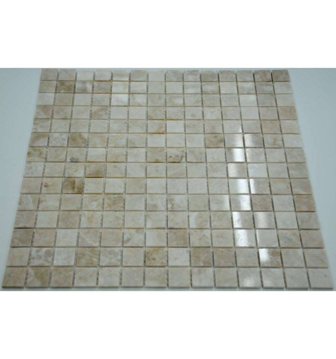 FK Marble Classic Mosaic Мраморная полированная мозаика Cappucino Beige 20-4P 30x30 — фото 2