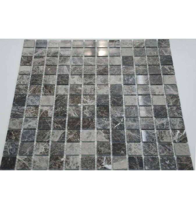 FK Marble Classic Mosaic Мраморная полированная мозаика Sultan Dark 23-4P 30x30 — фото 2
