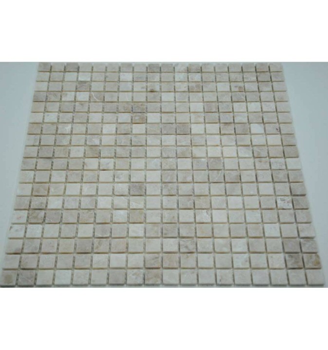 FK Marble Classic Mosaic Мраморная состаренная мозаика Cappucino Beige 15-4T 30x30 — фото 2