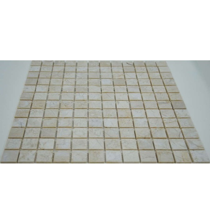 FK Marble Classic Mosaic Мраморная состаренная мозаика Crema Nova 23-4T 30x30 — фото 3