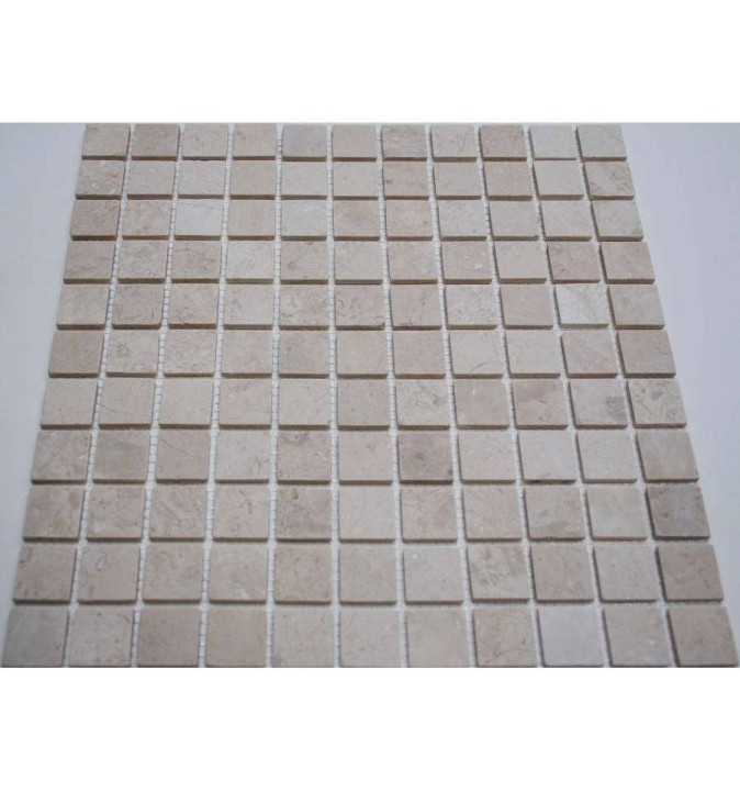 FK Marble Classic Mosaic Мраморная состаренная мозаика Crema Nova 25-4T 30x30 — фото 2