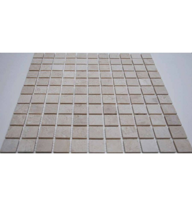 FK Marble Classic Mosaic Мраморная состаренная мозаика Crema Nova 25-4T 30x30 — фото 3