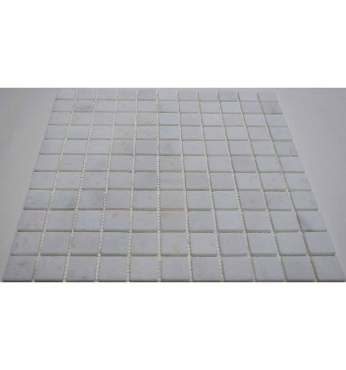FK Marble Classic Mosaic Мраморная состаренная мозаика Glacial White 25-4T 30x30 — фото 3