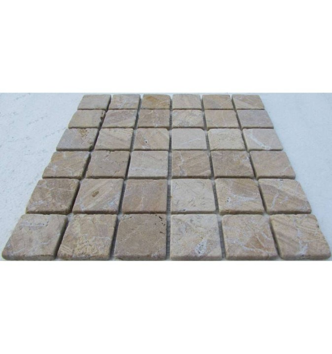 FK Marble Classic Mosaic Мраморная состаренная мозаика M097-48-8T 30x30 — фото 3