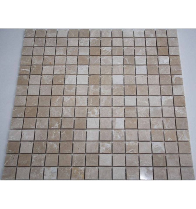 FK Marble Classic Mosaic Полированная мраморная мозаика Crema Marfil 20-6P 30x30 — фото 2