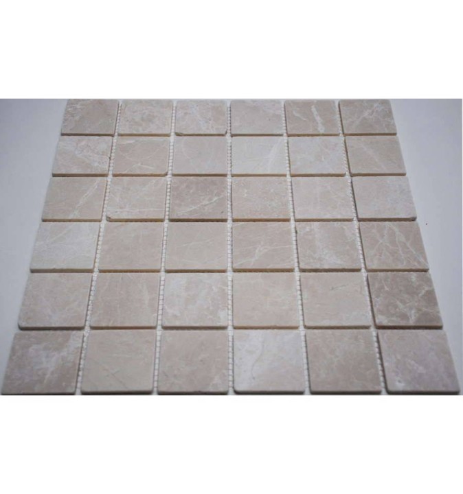FK Marble Classic Mosaic Состаренная мраморная мозаика Crema Marfil 48-4T 30x30 — фото 2
