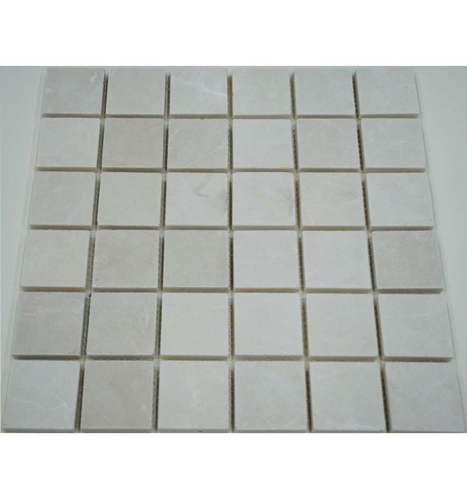 FK Marble Classic Mosaic Состаренная мраморная мозаика Crema Nova 48-8T 30x30 — фото 2