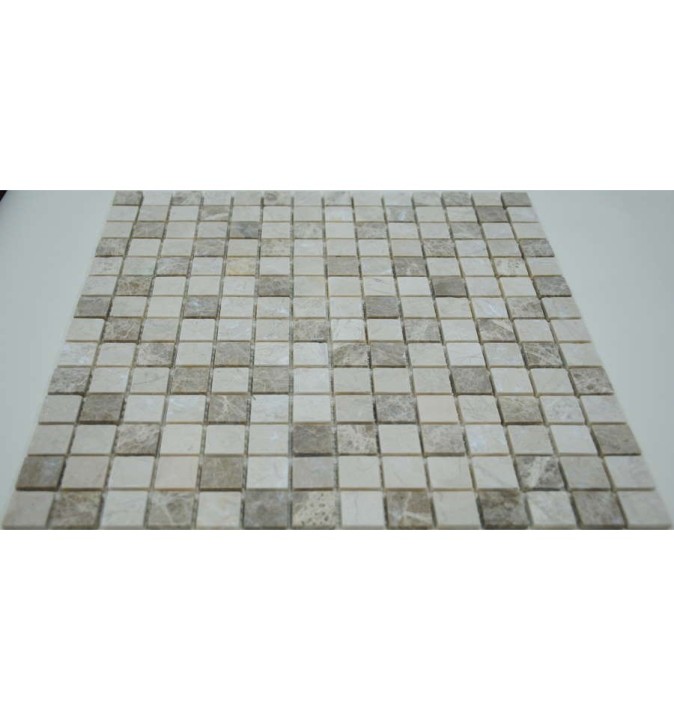 Мраморная FK Marble Mix Mosaic Смесь из мраморной состаренной мозаике Mix Cream 20-4T 30x30 — фото 3