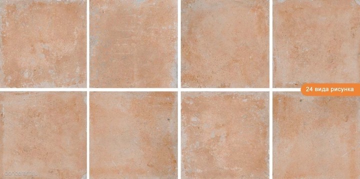 Матовый Geotiles Terracotta Red 45 45x45 — фото 2
