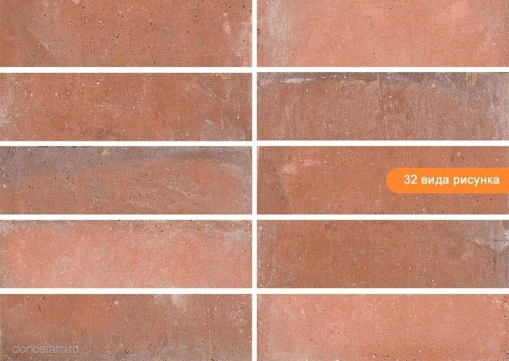 Матовый Geotiles Terracotta Red Old 28x7 — фото 2