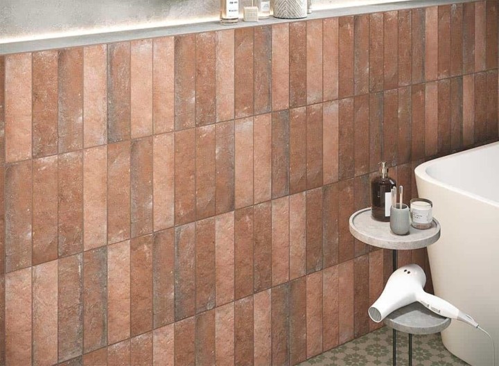 Матовый Geotiles Terracotta Red Old 28x7 — фото 4