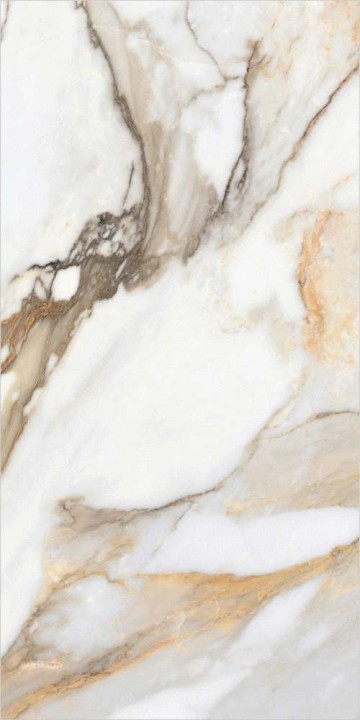 Global Tile Керамогранит Borghini Белый 60x120 Полированный — фото 7