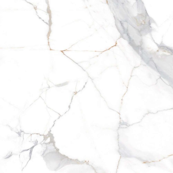 Global Tile Керамогранит Calacatta Imperial Белый 60x60 Полированный — фото 2