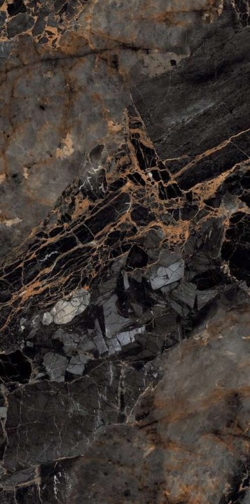 Global Tile Керамогранит Decorum Черный 60x120 Суперполированный — фото 2