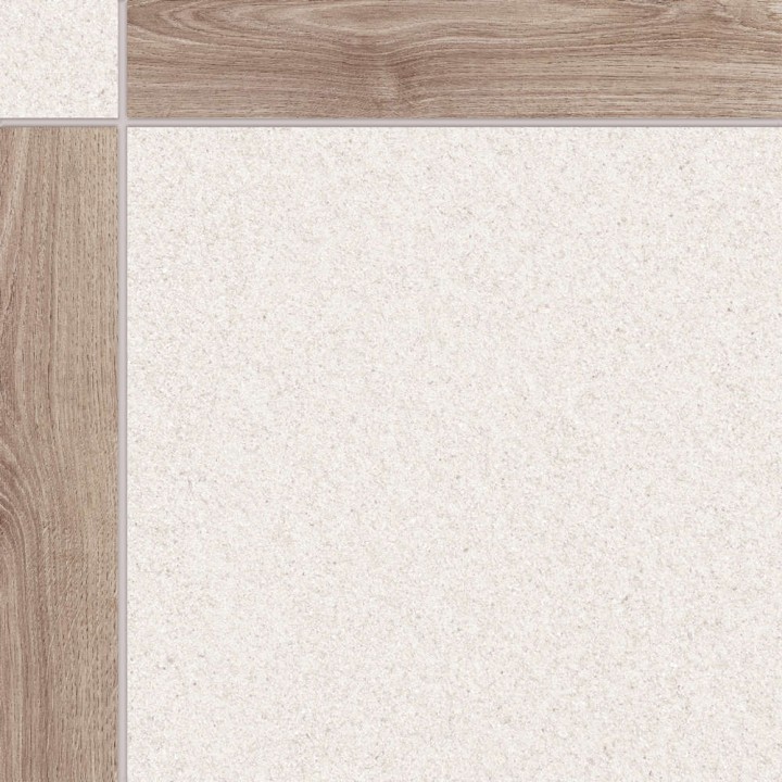 Матовый Global Tile Керамогранит Driada Светло-Бежевый 41.2x41.2 — фото 4