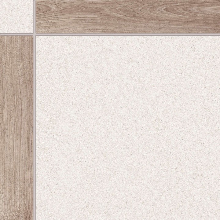 Матовый Global Tile Керамогранит Driada Светло-Бежевый 41.5x41.5 — фото 3