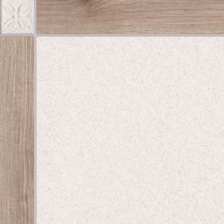 Матовый Global Tile Керамогранит Driada Светло-Бежевый 41.5x41.5 — фото 4