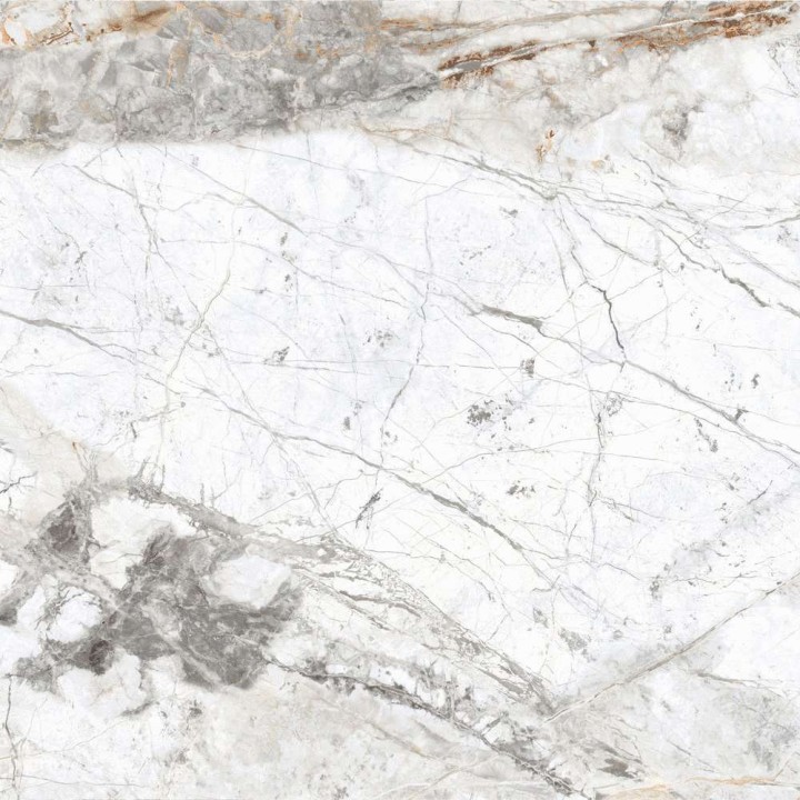 Global Tile Керамогранит Gabriel Белый 60x60 Полированный — фото 4