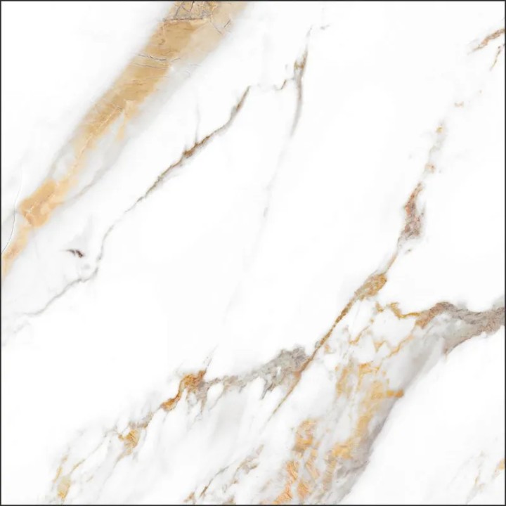 Матовый Керамогранит Global Tile GT60600103MR грес глаз. Калакатта Роял / Calacatta Royal_GT 60х60 — фото 10
