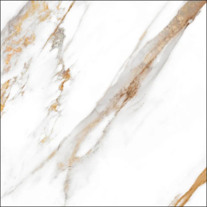 Матовый Керамогранит Global Tile GT60600103MR грес глаз. Калакатта Роял / Calacatta Royal_GT 60х60 — фото 2