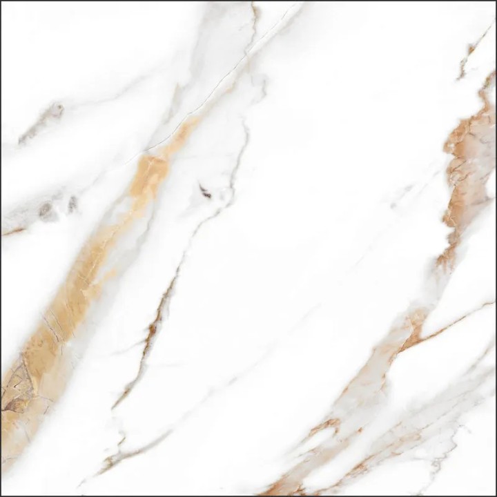 Матовый Керамогранит Global Tile GT60600103MR грес глаз. Калакатта Роял / Calacatta Royal_GT 60х60 — фото 7