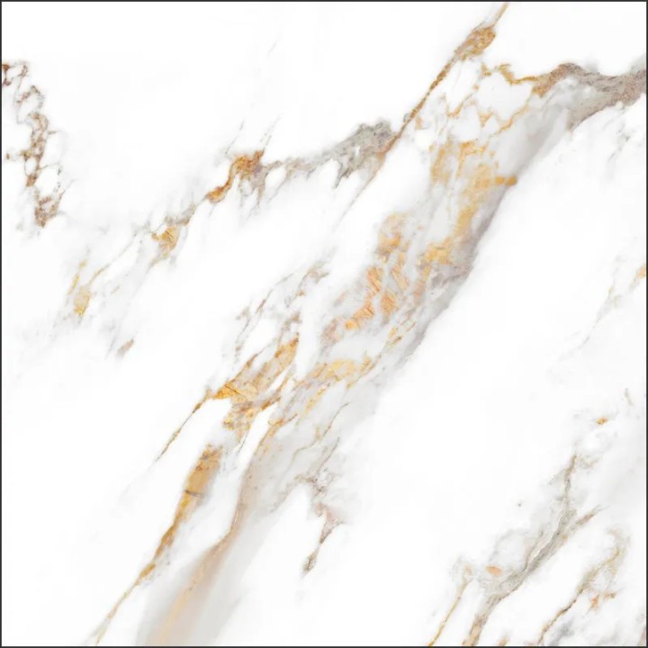 Матовый Керамогранит Global Tile GT60600103MR грес глаз. Калакатта Роял / Calacatta Royal_GT 60х60 — фото 8