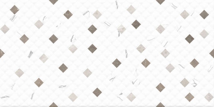 Global Tile Плитка настенная Siluet Белая мозаика 25х50 — фото 3