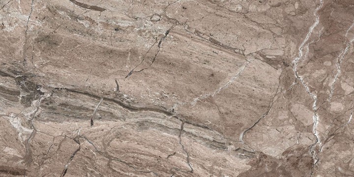 Global Tile Плитка настенная Sonesta Коричневая 25х50 — фото 2