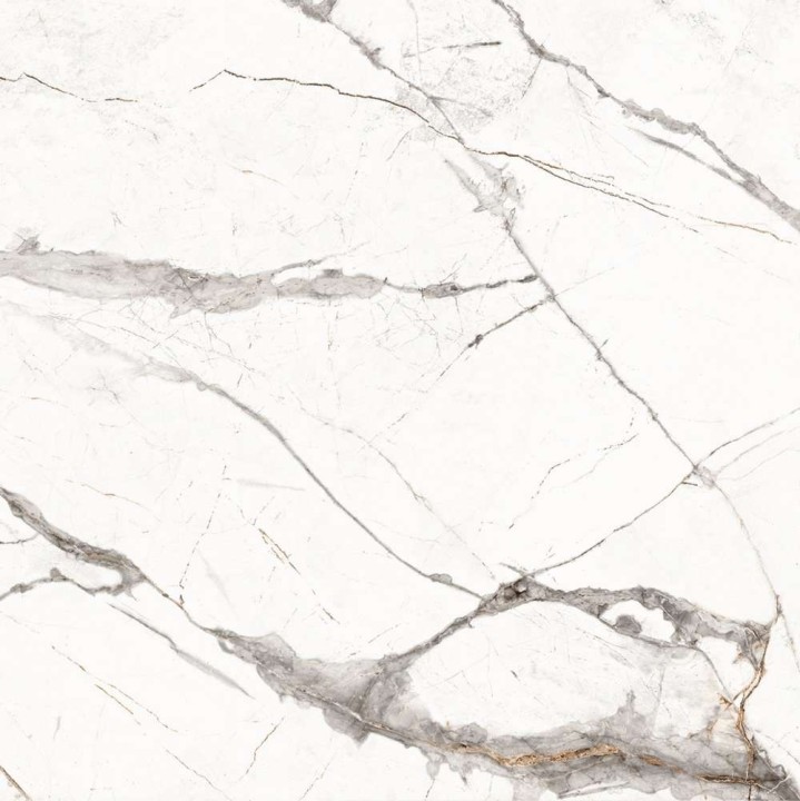 Global Tile Керамогранит Timeline Белый 60x60 Полированный — фото 3