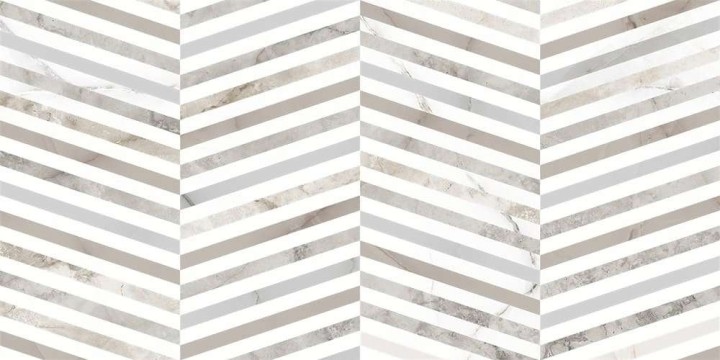 Global Tile Плитка настенная Tonic Серая шеврон 25х50 — фото 3
