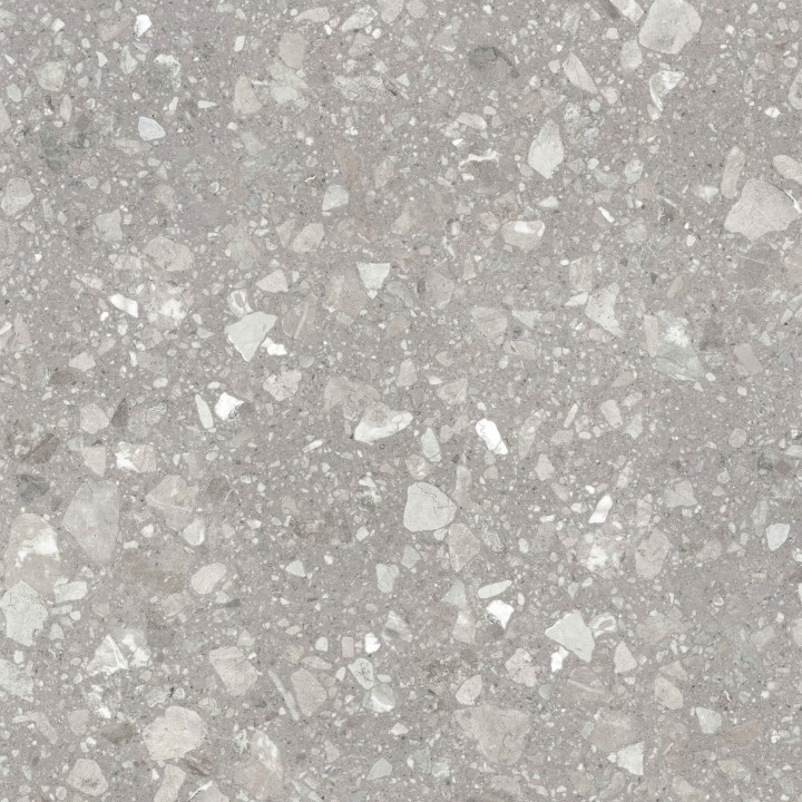 Матовый Gracia Ceramica Fjord Керамогранит Terrazzo matt grey PG 01 60х60 — фото 2