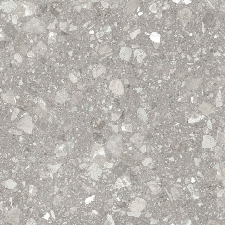 Матовый Gracia Ceramica Fjord Керамогранит Terrazzo matt grey PG 01 60х60 — фото 5