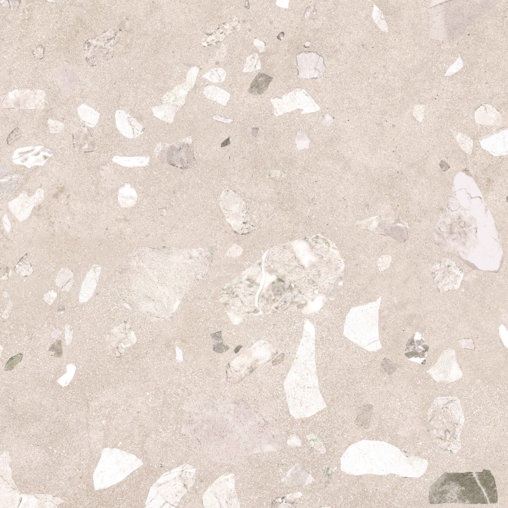 Лаппатированный Gracia Ceramica Керамогранит Terrazzo sugar beige PG 01 60х60 — фото 5