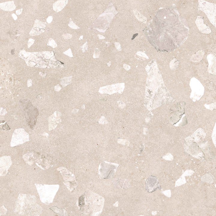 Лаппатированный Gracia Ceramica Керамогранит Terrazzo sugar beige PG 01 60х60 — фото 8
