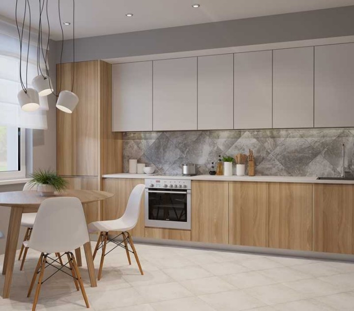 Полированный Grasaro Керамогранит Aurora Серый 40х40 Глянцевый — фото 7