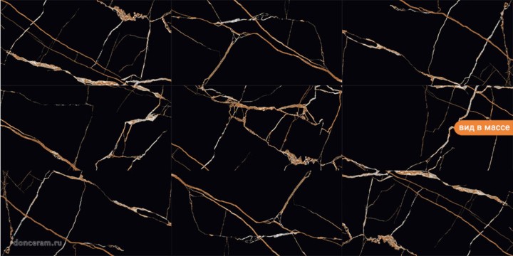 Полированный Gravita Thunder Black (уценка) 60x120 — фото 2