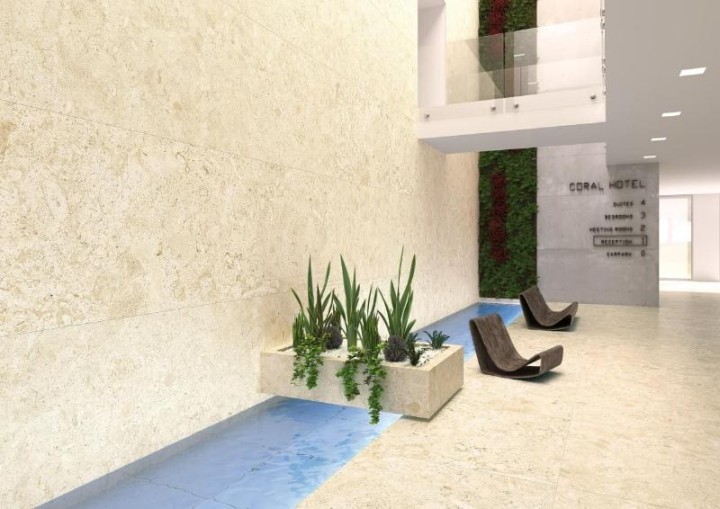Матовый Grespania Керамогранит 80RB43E Coralina Coverlam Blanco 120х120 — фото 2