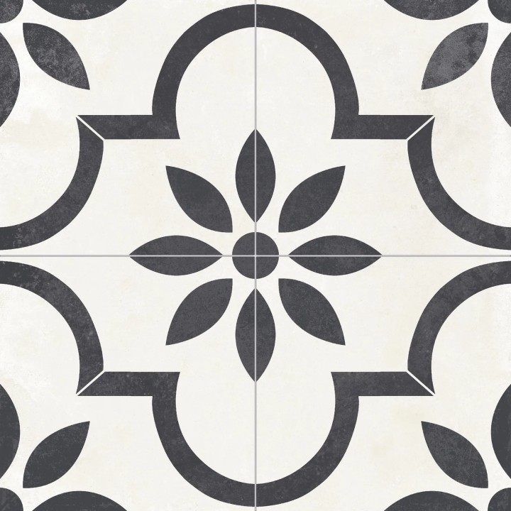 Матовый Halcon  Керамогранит Cork Pre-Cut Black Matt 45х45