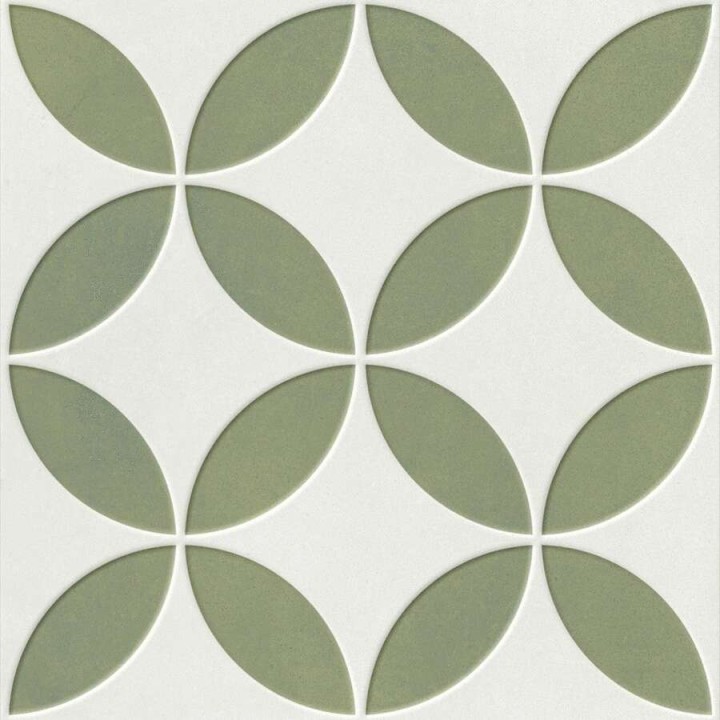 Матовый Harmony Керамогранит Mayari Green Petals Lt 22.3х22.3 — фото 6