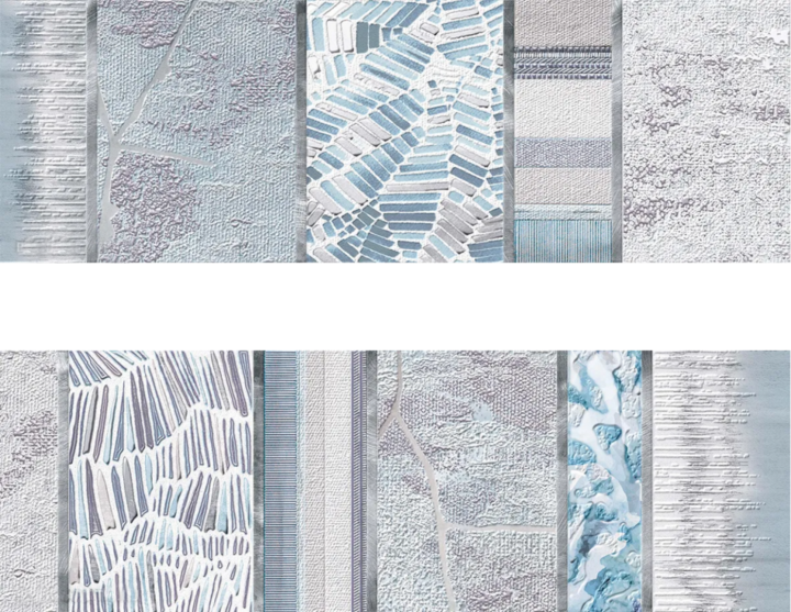 Декор Ibero Silken Decor Cold (Set 2 Pzs 25*75) 50x75 — фото 4