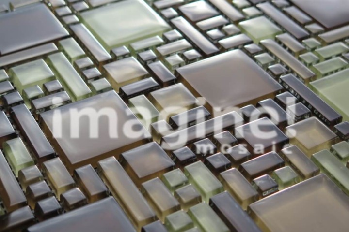 Imagine Mosaic Стекло Стеклянная мозаика HS1045 30x30 — фото 2