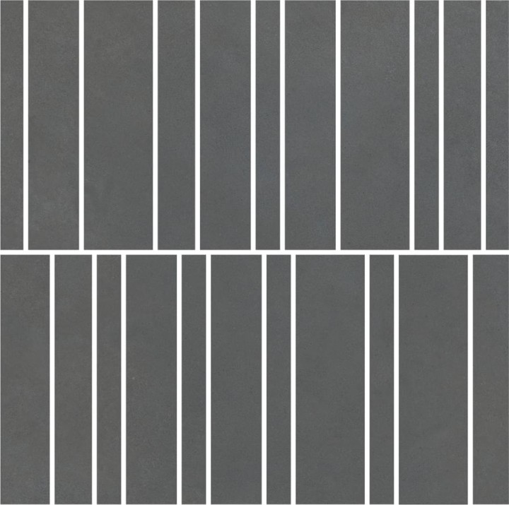 Керамическая Impronta Italgraniti Nuances Nero Mosaico Listelli Strideup 30х30