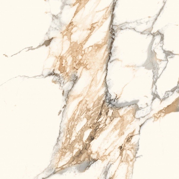 Напольная Italica Porcelain Slab Tiles Culcutta bishkek gold polished 120х120 — фото 2