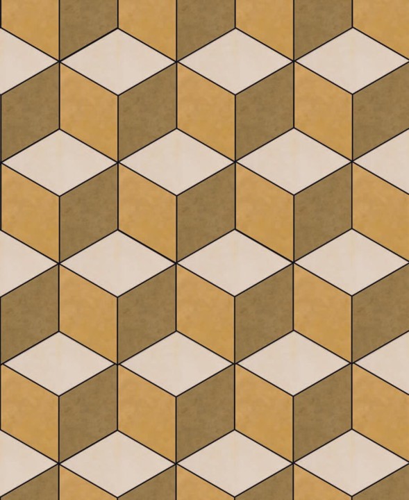 Керамическая Jet Mosaic Cube Loft Мозаика из керамогранита CE02 25х28,9 — фото 2