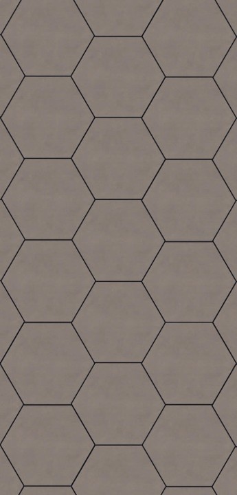 Керамическая Jet Mosaic Hex Loft Мозаика из керамогранита HX01 60х52 — фото 2