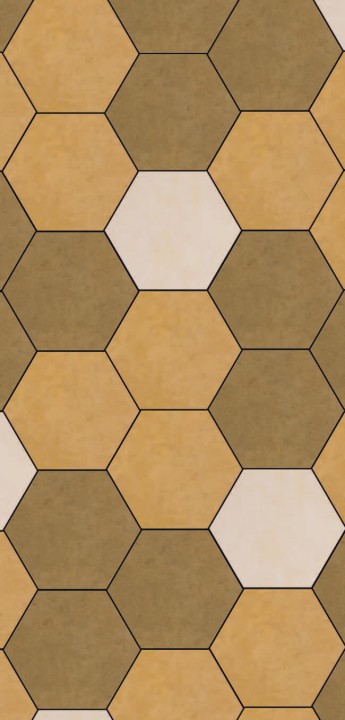 Керамическая Jet Mosaic Hex Loft Мозаика из керамогранита HX03 60х52 — фото 2