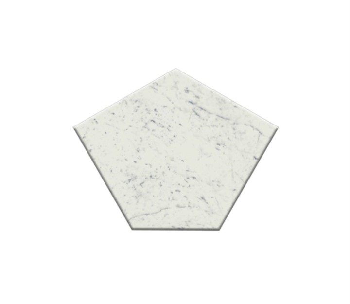 Керамическая Jet Mosaic Pentagon Floor Мозаика из керамогранита PEN-CL 67,4x53,2