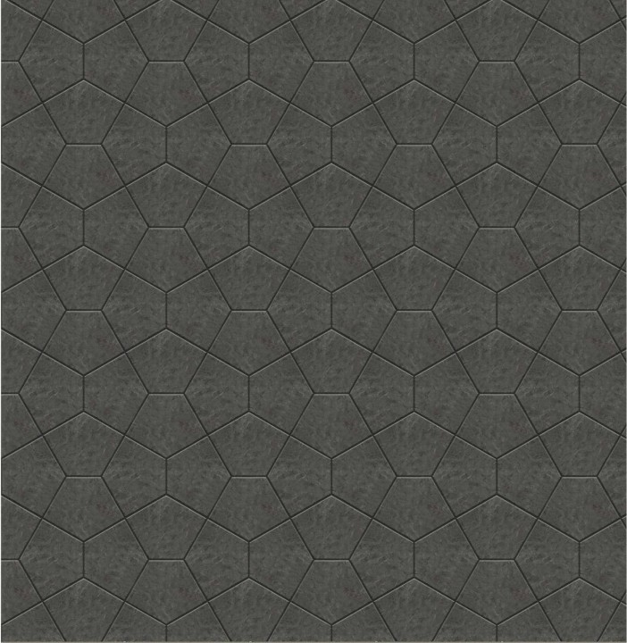 Керамическая Jet Mosaic Pentagon Floor Мозаика из керамогранита PEN-WM 67,4x53,2 — фото 2