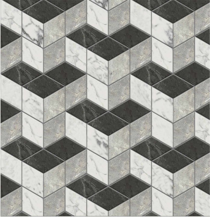 Керамическая Jet Mosaic Rubic Мозаика из керамогранита RKM01 30х30,2 — фото 2