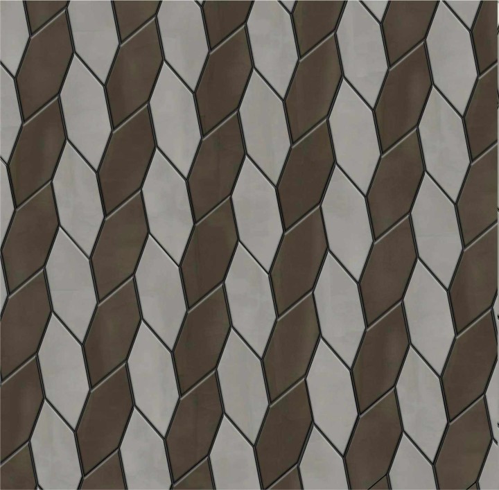 Керамическая Jet Mosaic Stone Leaves Мозаика из керамогранита STL-DA 34,8x31,7 — фото 2